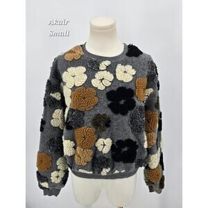 Akair Frozen Flower Power Sherpa Sweatshirt - Small
